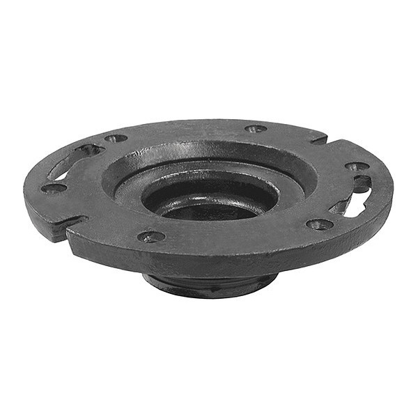 Jones Stephens Closet Flange, Inside Fit, 4x4", Cast Iron C47440