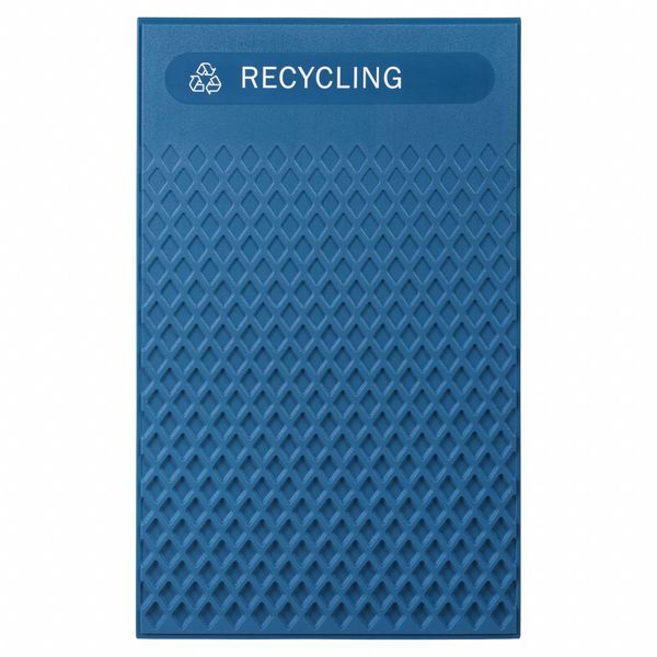 Rubbermaid Commercial Panels, Fits 50 gal/51 gal, Blue, PK4 2182674