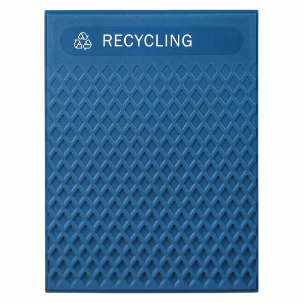 Rubbermaid Commercial Panels, Fits 35 gal/41 gal, Blue, PK4 2182677