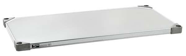 Metro Solid Shelf, 24"D x 36"W, Silver 2436FG