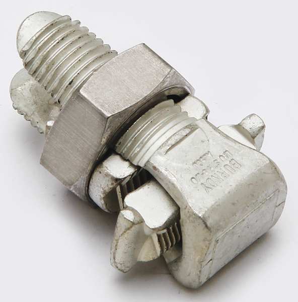 Burndy Split-Bolt Connector, 2 str to 1/0 str KSA1/0