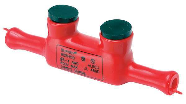 Burndy Insulated Multitap Connector, 4.30 In. L BISR4DB
