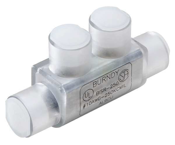 Burndy Insulated Multitap Connector, 4.01 In. L BISR250