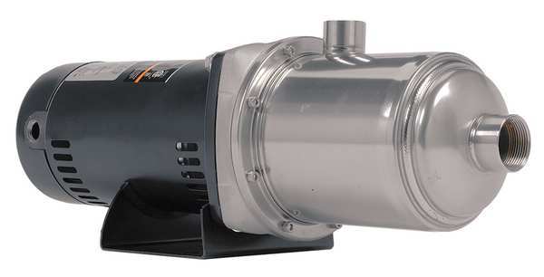 Franklin Electric Multi-Stage Booster Pump, 1 1/2 hp, 120/240V AC, 1 Phase, 1-1/4 in NPT Inlet Size, 4 Stage 96063002