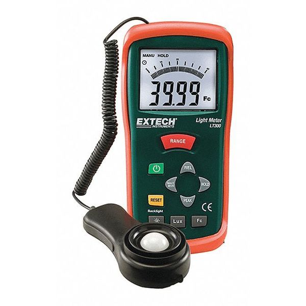 Extech Light Meter With Nist, Lt300 LT300-NIST