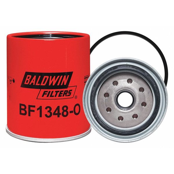 Baldwin Filters Fuel/Water Separator, 5-3/16x4-1/2x5 In BF1348-O