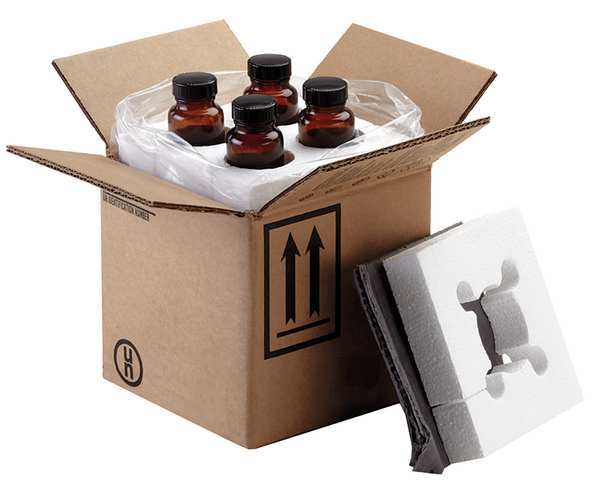 Berlin HAZMAT Shipping Kit, (4) 8 oz Bottles, PK4 HMS-6456M