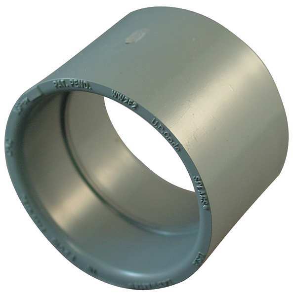 Spears CPVC Coupling, Schedule 40 DWV, 3" Pipe Size, Hub x Hub P100-030C