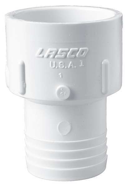 Zoro Select PVC Male Adapter, Socket x Insert, 2 in Pipe Size 474020