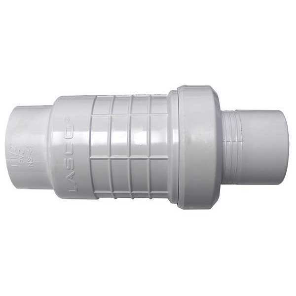 Zoro Select PVC Repair Coupling, Socket x Socket, 1-1/2 in Pipe Size CUF015