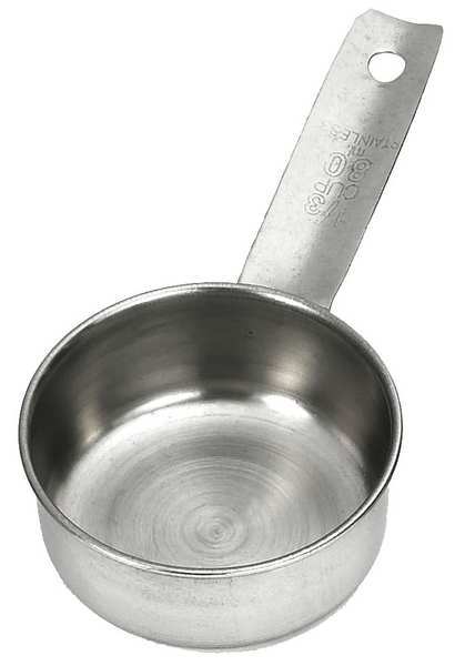 Tablecraft Measuring Cup, 1/3 Cup, Stainless Steel 724B