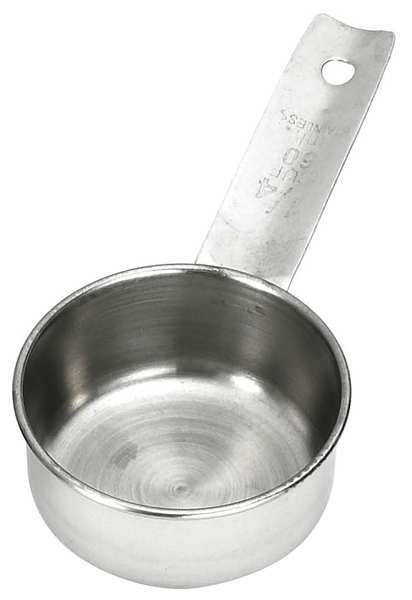 Tablecraft Measuring Cup, 1/4 Cup, Stainless Steel 724A