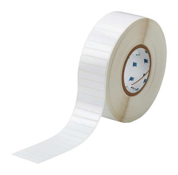 Brady Thermal Transfer Label, White, Labels/Roll: 10,000 THT-79-423-10