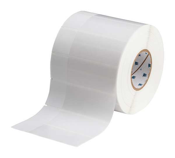 Brady Thermal Transfer Label, White/Translucent, Labels/Roll: 2000 THT-85-427-2