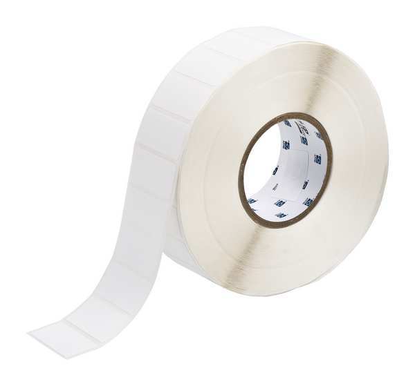 Brady Thermal Transfer Label, White, Labels/Roll: 3000 THT-137-499-3