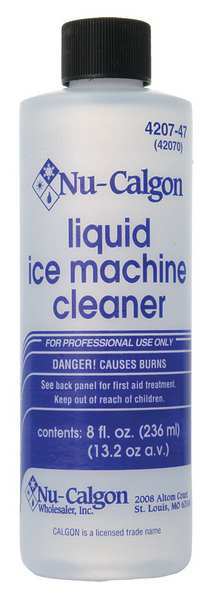 Nu-Calgon Ice Machine Cleaner, 8 oz., Clear 4207-47