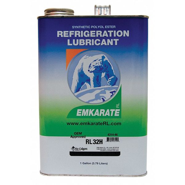 Nu-Calgon Refrigeration Lubricant, POE, 1 gal 4314-46