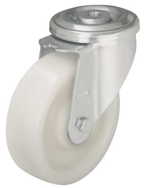 Zoro Select Kingpin Swivel Caster, Nylon, 3 in., 660 lb LKR-SPO 75K