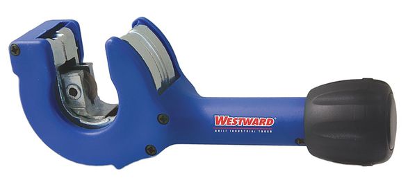 Westward Pipe/Tube Cutter, Ratcheting, 1-1/8 In Cap 22N758