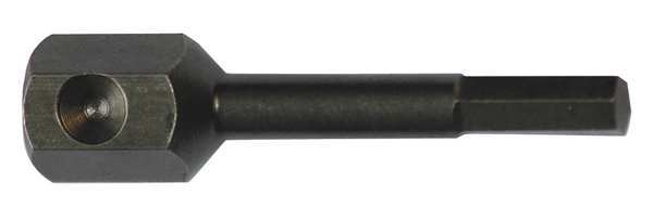 Apex Tool Group Torsion Bit, SAE, 3/8", Hex, 1/2", 1-3/8", PK5 SZ-17-A-5PK