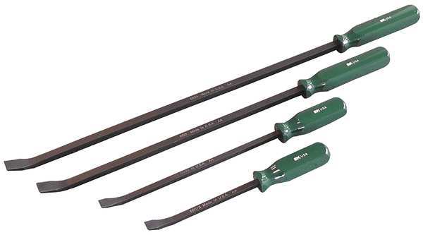 Sk Professional Tools Pry Bar Set, Pieces 4, Hardnd Carbon Alloy 6094t