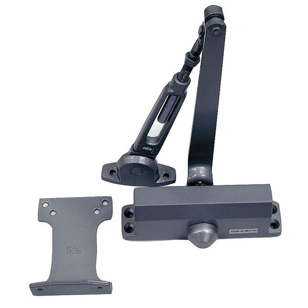 Falcon Manual Hydraulic SC90 Series Surface Closers Door Closer Light Duty Interior, Aluminum SC91A HWPA AL