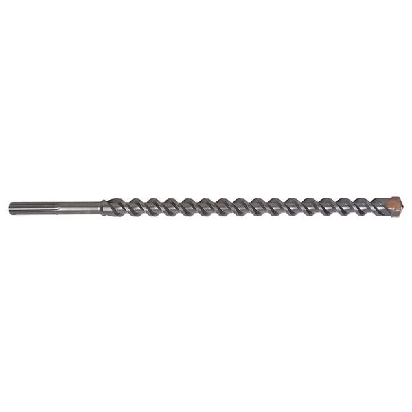 Westward 4-Cutter Hammer Drill Bit 1" x 22-1/2"L, SDS Max 22UW65