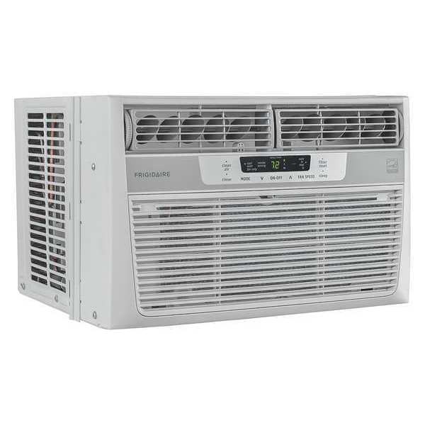 Frigidaire Window Air Conditioner, 115V AC, Cool/Heat, 8000 BtuH, 22 5/8 in W. FFRH0822R1