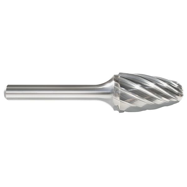 Zoro Select Carbide Bur, Tree, 3/8 In, 1/4 Shank 310-002512