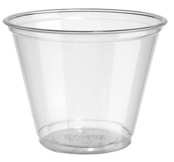 Dixie Disposable Cold Cup 9 oz. Clear, Plastic, Pk1000 CP9A