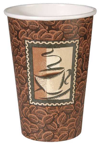 Dixie Disposable Hot cup 16 oz. Brown, Paper, Pk1000 2346DJ