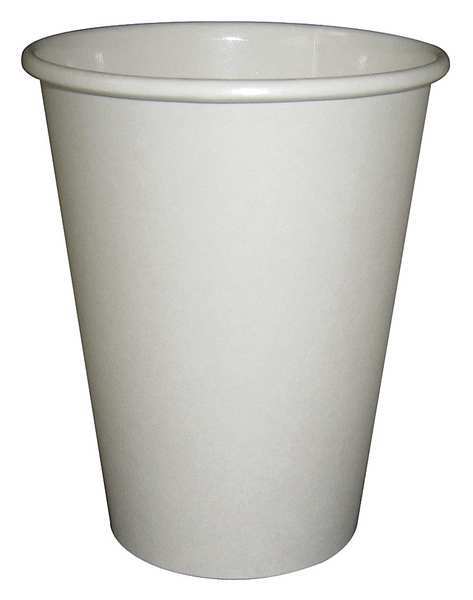 Dixie Disposable Hot cup 8 oz. White, Paper, Pk1000 5338W