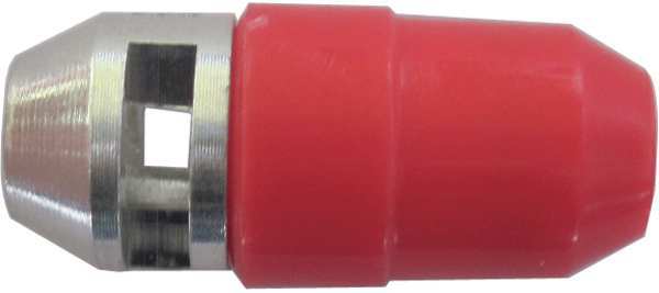 Speedaire Air Gun Nozzle, Safety, 1/4 Inlet, Red 22YK61