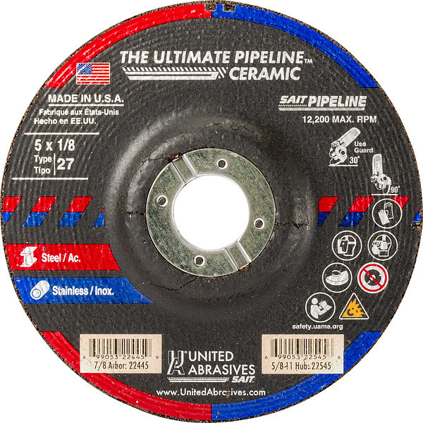 United Abrasives/Sait Abrasive Grinding Wheel 22445