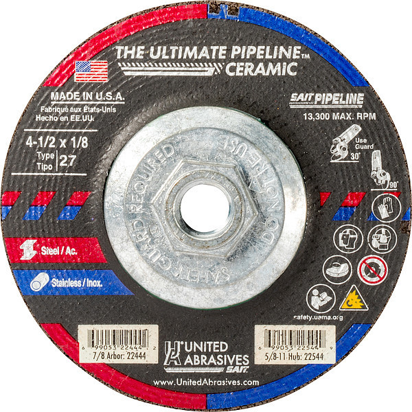 United Abrasives/Sait Abrasive Grinding Wheel 22544
