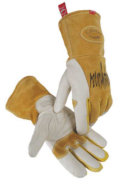 Caiman MIG Welding Gloves, Cowhide Palm, XL, PR 1810-6