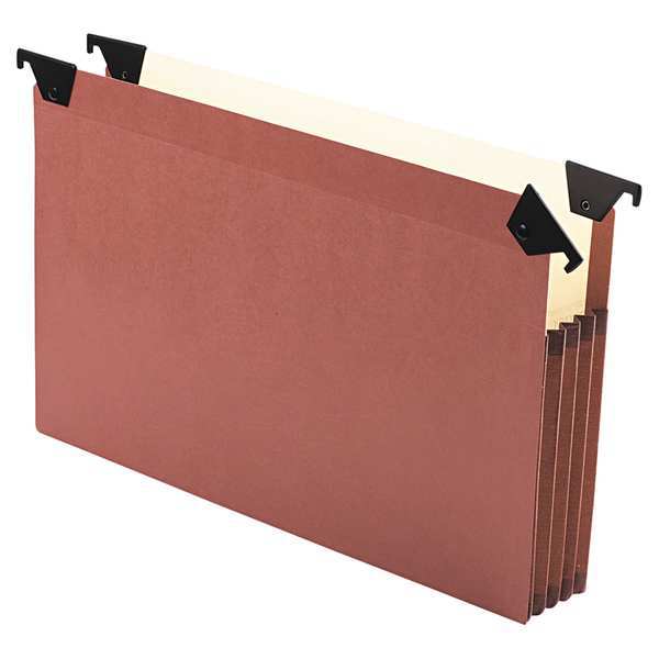 Zoro Select Box Hanging File Folders 8-1/2" x 11", Red, Pk5 PFX45432
