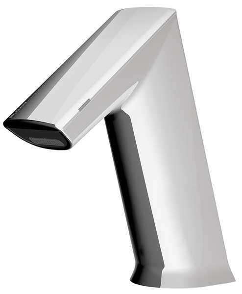 Sloan Sensor Single Hole Mount, 1 Hole Angled Straight Bathroom Faucet, Polished chrome EFX250.000.0000