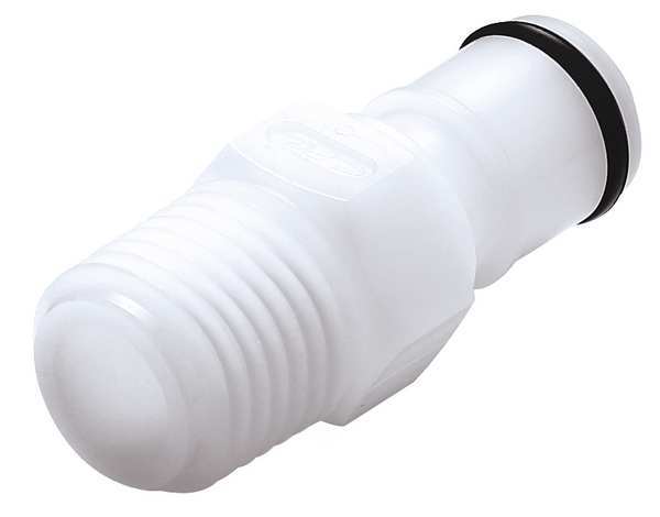 Colder Coupler, Push In, Acetal, White APC24004