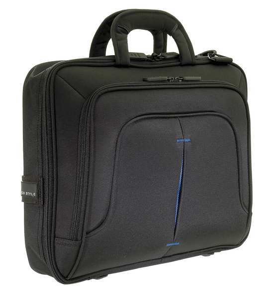 Eco Style 16" Laptop Case, Black, Nylon ETPR-BL15-CF