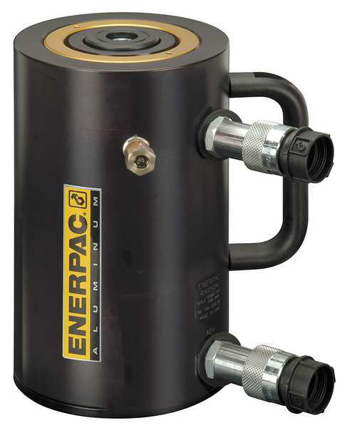 Enerpac RAR504, 50 ton Capacity, 3.94 in Stroke, Double-Acting, Aluminum Hydraulic Cylinder RAR504