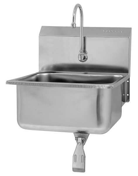 Sani-Lav Hand Sink, With Faucet, 21 In. L, 20 In. W 5251