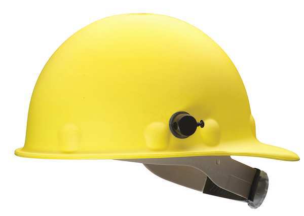 Fibre-Metal By Honeywell Front Brim Hard Hat, Type 1, Class G, Ratchet (8-Point), Yellow P2HNQRW02A000