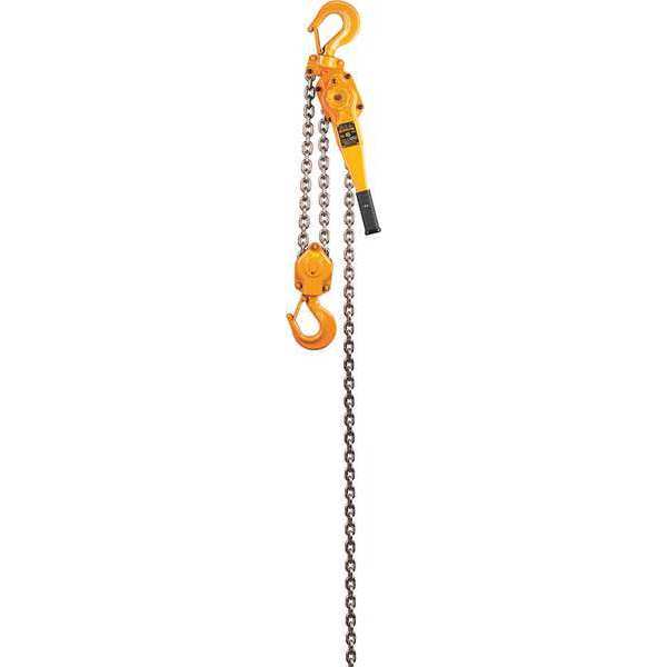 Harrington Lever Chain Hoist, 12,000 lb Load Capacity, 20 ft Hoist Lift, 1 31/32 in Hook Opening LB060-20