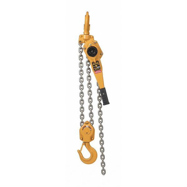 Harrington Lever Chain Hoist, 12,000 lb Load Capacity, 20 ft Hoist Lift, 1 31/32 in Hook Opening LB060-SC-20