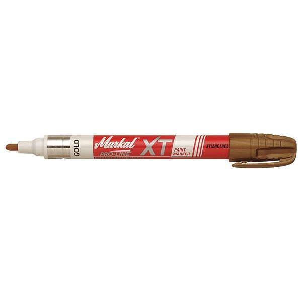 Markal Paint Marker, Medium Tip, Gold Color Family, Paint 97260