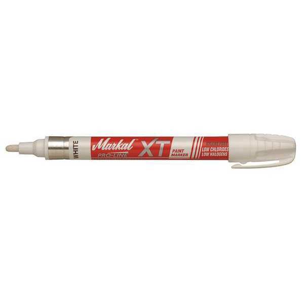 Markal Paint Marker, Medium Tip, White Color Family, Paint 97250