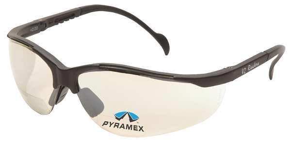 Pyramex Bifocal Safety Reading Glasses, Wraparound Scratch-Resistant SB1880R20