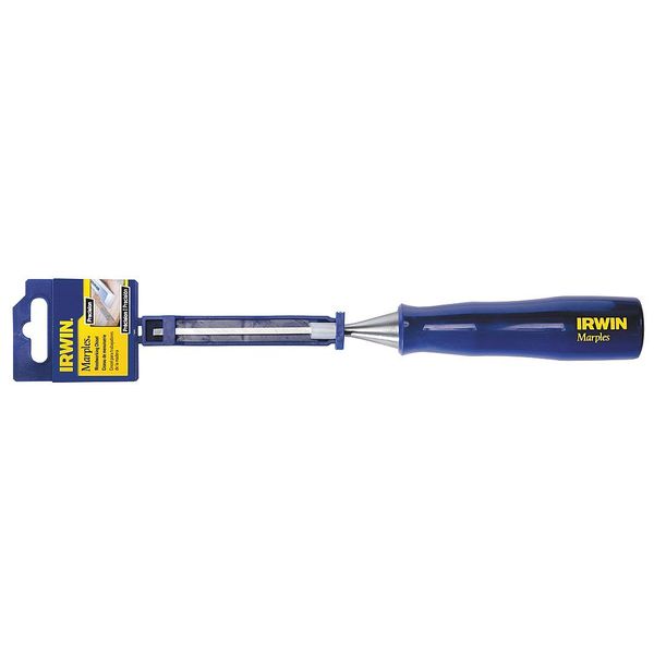 Irwin Wood Chisel, 1/8 x 3-1/2 In, Blue M44418N