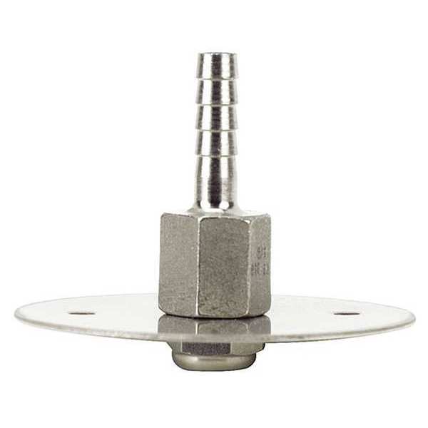 Dwyer Instruments Static Pressure Fitting, 316SS CleanRoom A-414